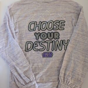 Disney Star Wars Gray Long Sleeve Tee